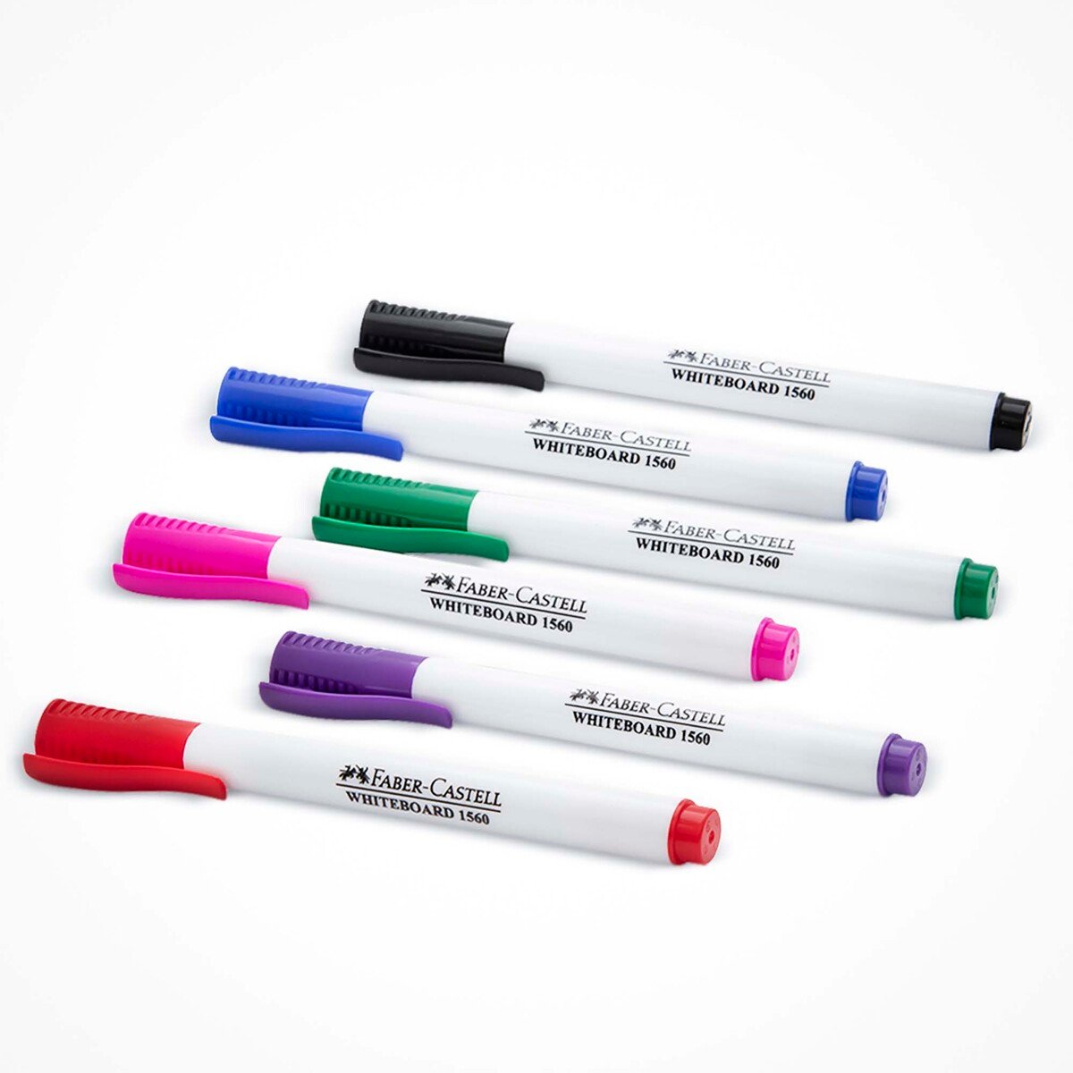Faber-Castell White Board Marker, Pack Of 6, 156073