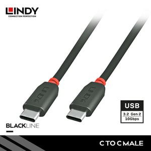 Lindy USB 3.1 Cable Type-C/m to Type-C/m,1.5m