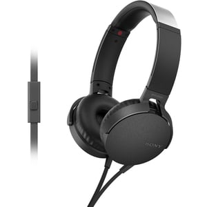 Sony Headphone With Mic MDR-XB550AP Black