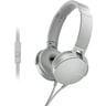Sony Headphone With Mic MDR-XB550AP White