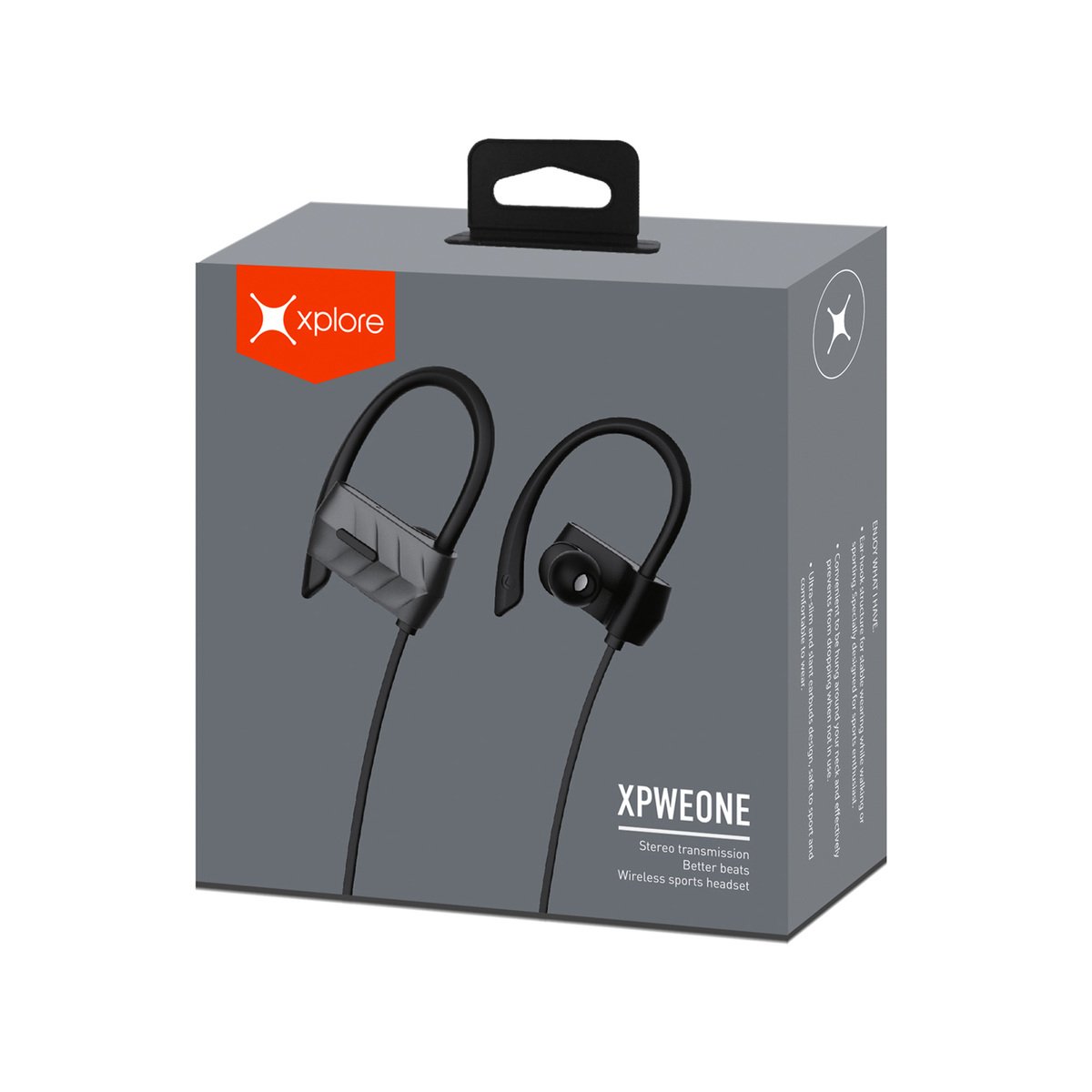 قم بشراء Xplore Wireless Headset XPWEONE Black Online Best Price من الموقع - من لولو هايبر ماركت Mobile Hands