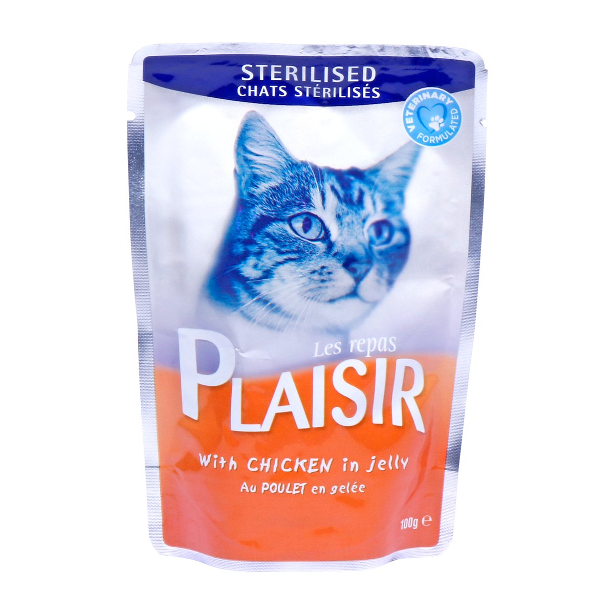Plaisir Cat Food with Chicken in Jelly 100g