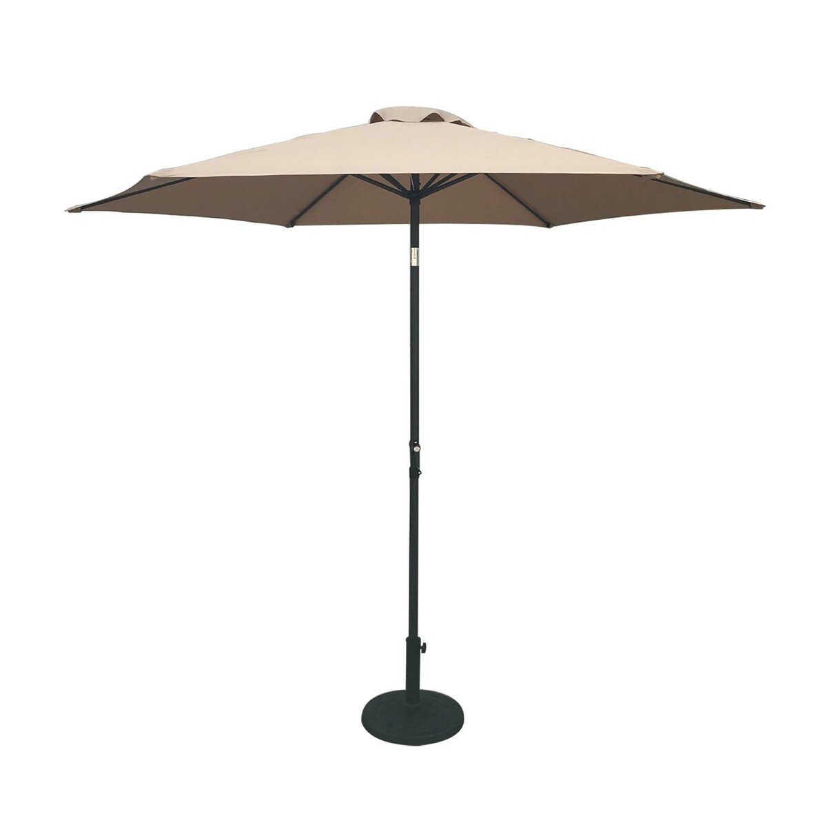Relax Market Umbrella With Steel Stand Base, 3 Diameter, Assorted Colors, HC1102 