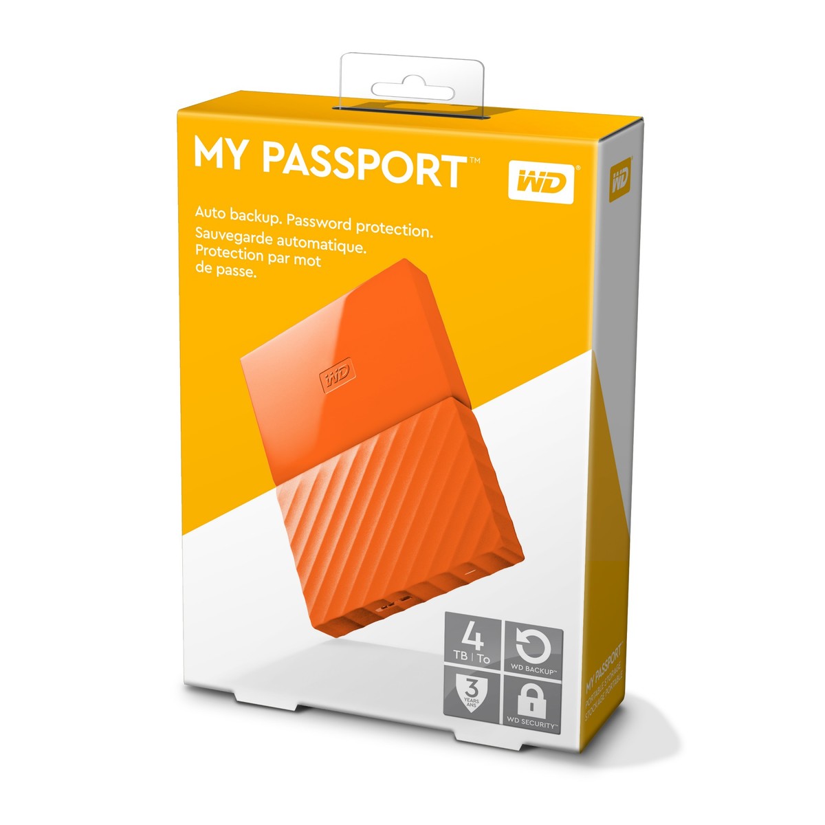 Western Digital My Passport BYFT0040BOR 4TB Orange