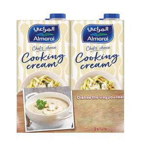 اشتري قم بشراء المراعي كريمة الطبخ ٢ × ١ لتر Online at Best Price من الموقع - من لولو هايبر ماركت Cooking Cream في الامارات