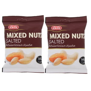 LuLu Mixed Nuts Salted Value Pack 2 x 200g