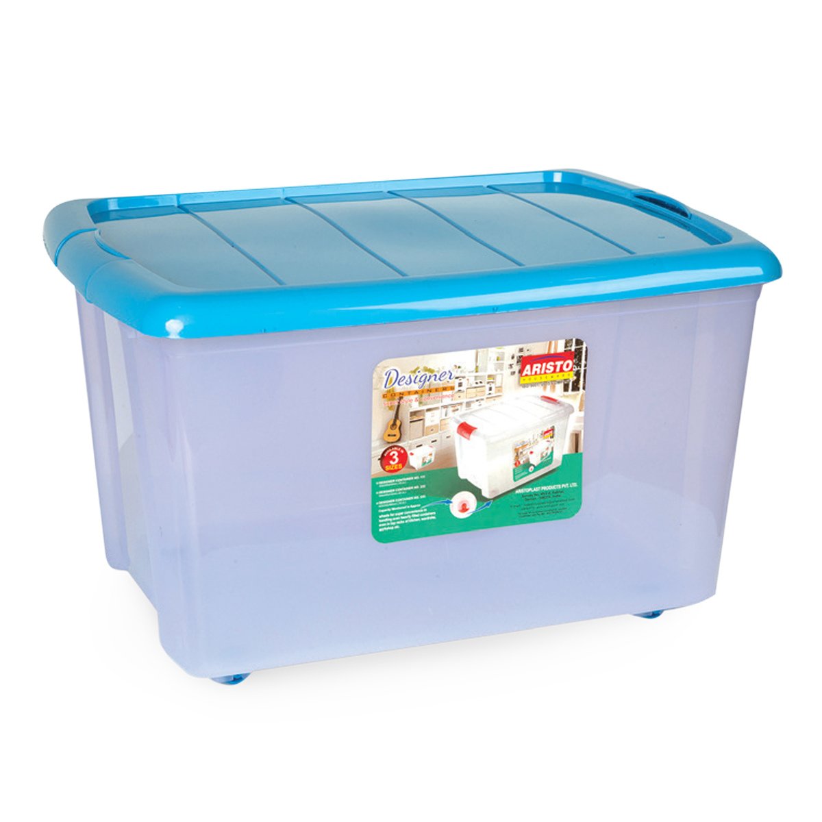 Aristo Storage Box Container 45Ltr Assorted Colors