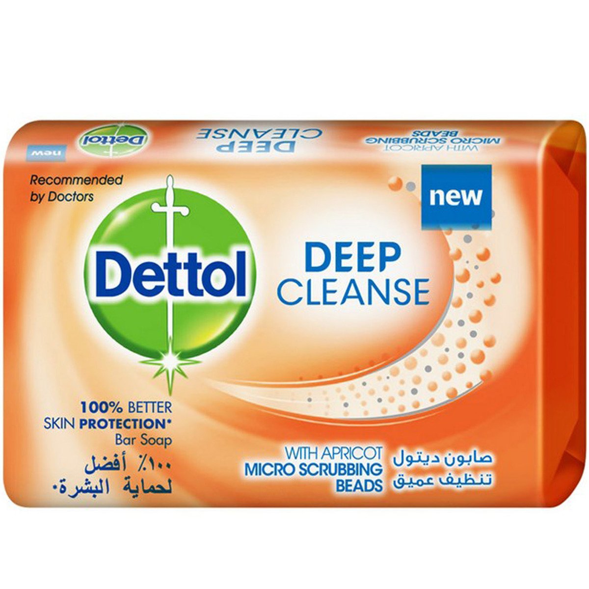 Dettol Deep Cleanse Apricot Bar Soap 120 g