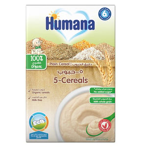 Humana Organic Plain 5 Cereals 200 g