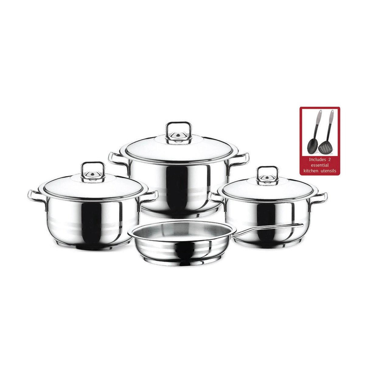 Prestige Stainless Steel Cookware Set 9pcs PR7001