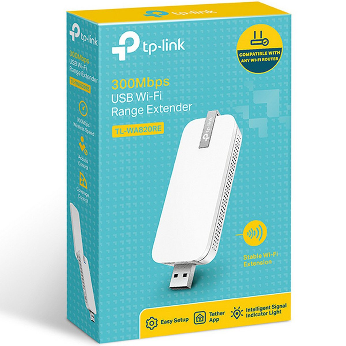 TPLink 300Mbps USB Wi-Fi Range Extender WA820RE