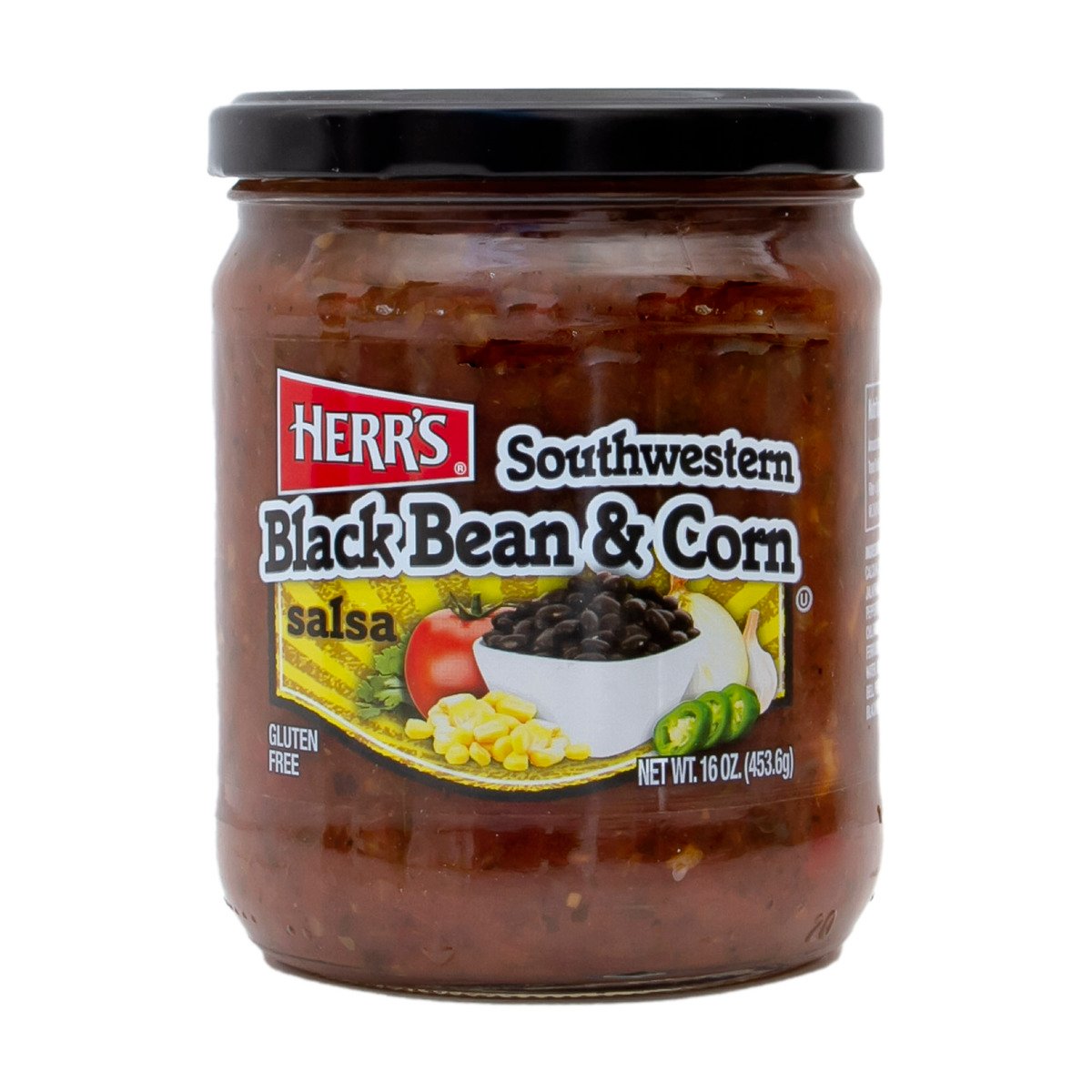 Herr's Southwestern Black Bean And Corn Salsa 453.6 g