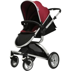 First Step Baby Stroller JS603B8, Red