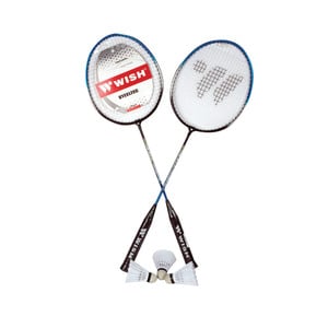 Wish Badminton Racket 2pc Set 216