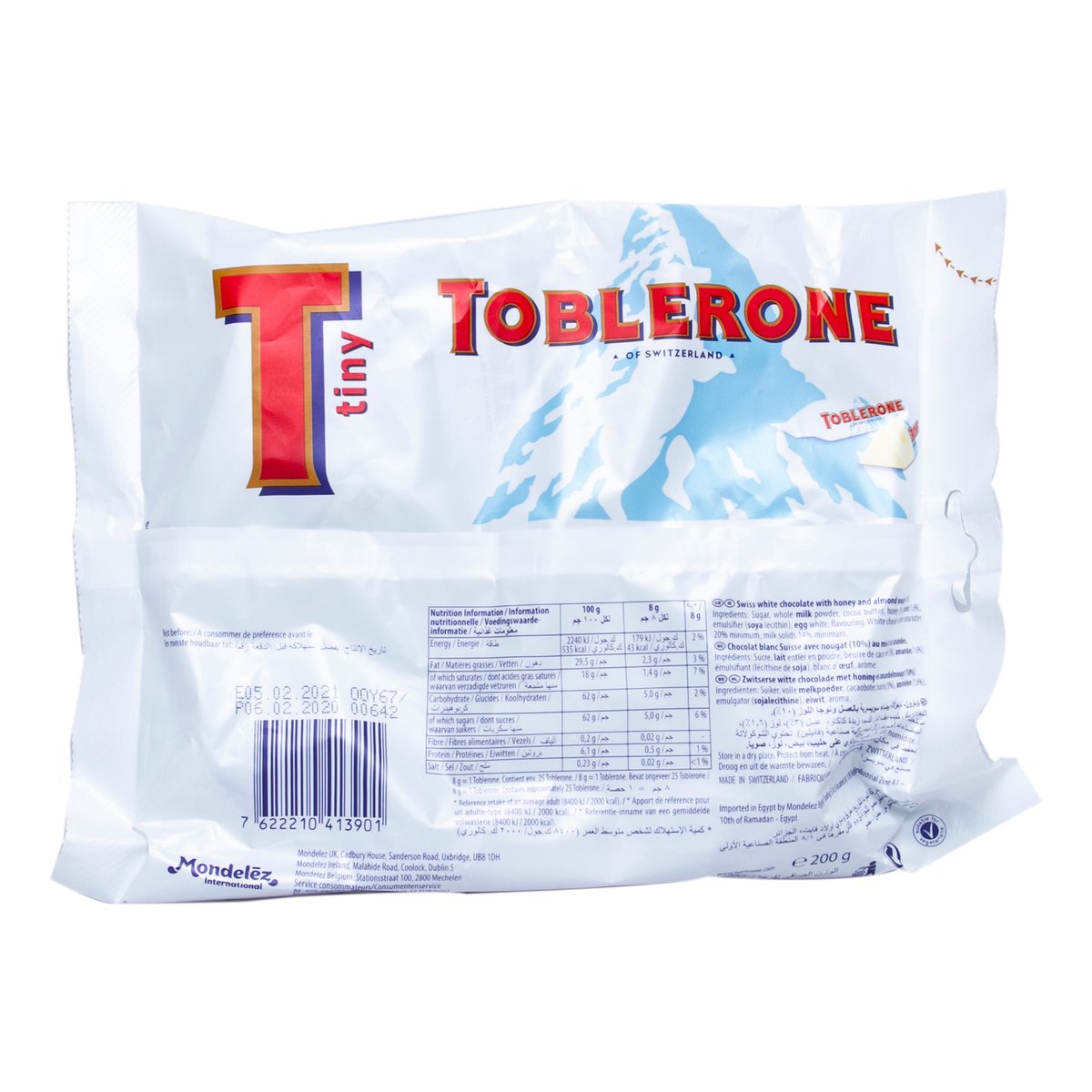 Toblerone Swiss White Chocolate 200 g