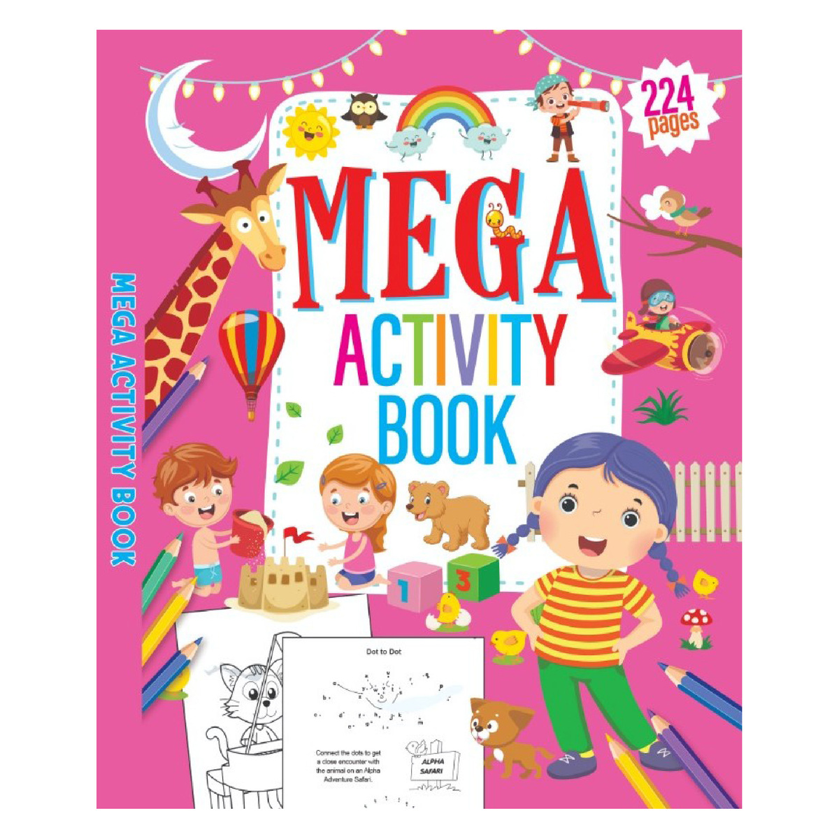 Dreamland Mega Activity Book Assorted Per pc