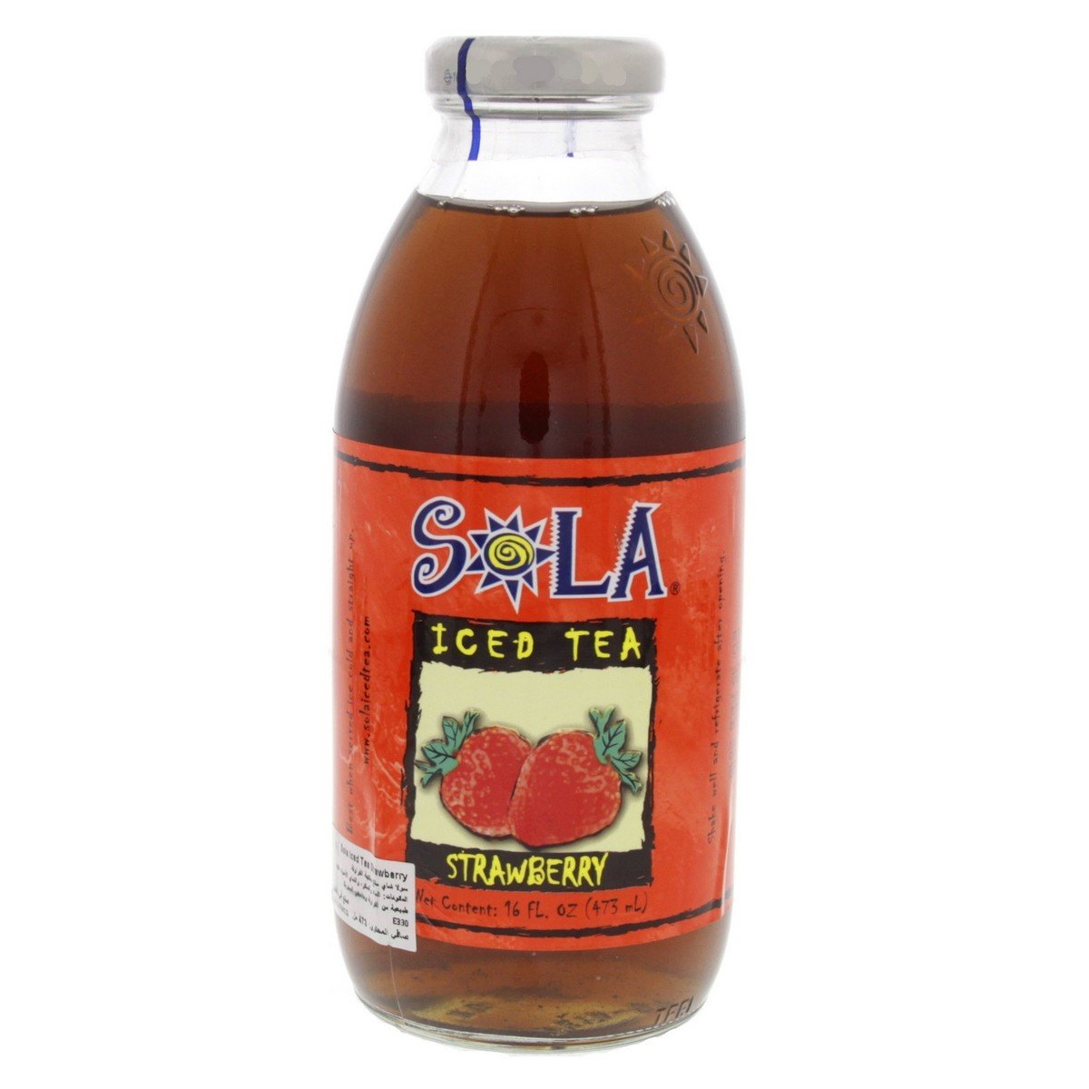 Sola Strawberry Iced Tea 473 ml