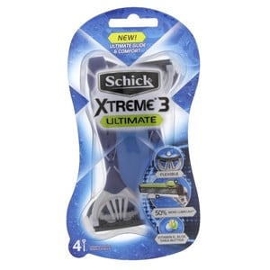 Schick Xtreme 3 Ultimate Razor for Men 4pcs