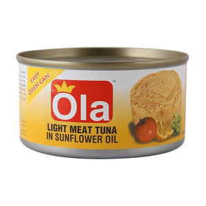Ola Light Meat Tuna in Sunflower Oil 185g