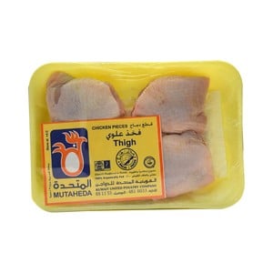 اشتري قم بشراء المتحدة فخذ دجاج علوي 400 جم Online at Best Price من الموقع - من لولو هايبر ماركت Fresh Poultry في الكويت