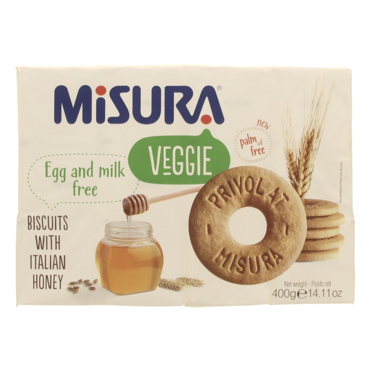 Misura Veggie Italian Honey Biscuits 400g