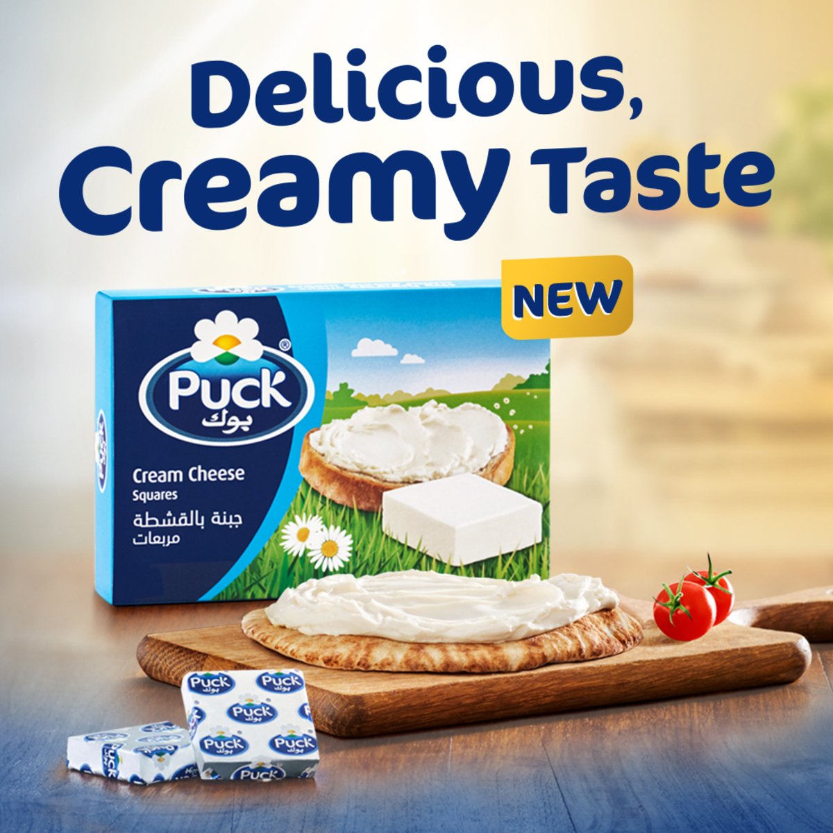 Puck Cream Cheese Squares 6 Portions 108 g