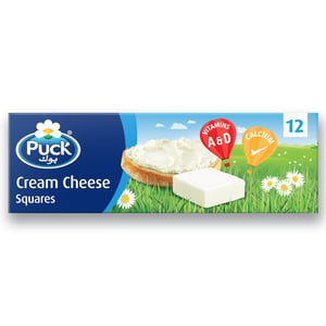 Puck Cream Cheese Squares 12 Portions 216g