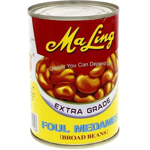 اشتري قم بشراء ما لينج فول مدمس حبات عريضة 397 جم Online at Best Price من الموقع - من لولو هايبر ماركت Canned Foul Beans في الامارات