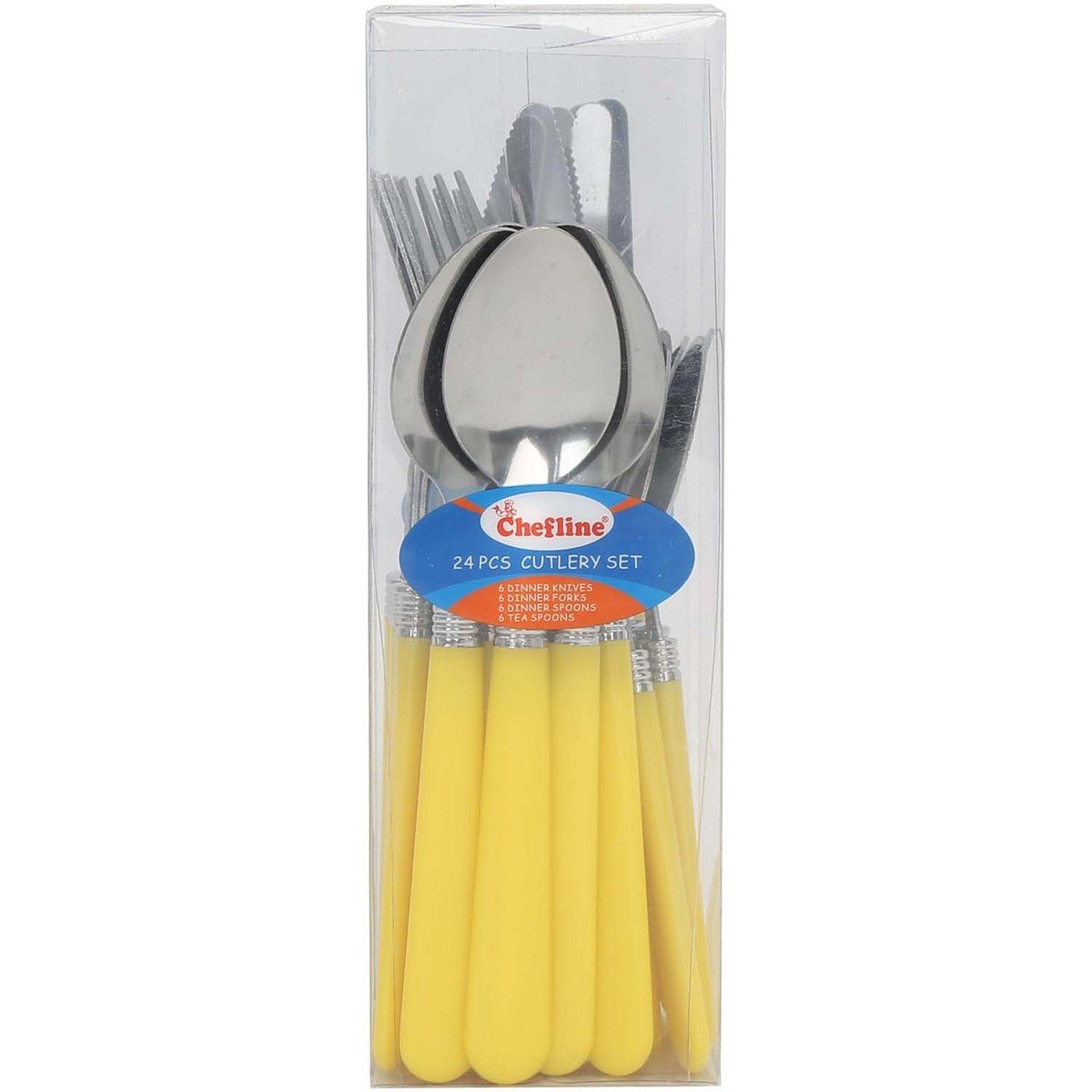 Chefline Cutlery Set 24pcs Assorted Color