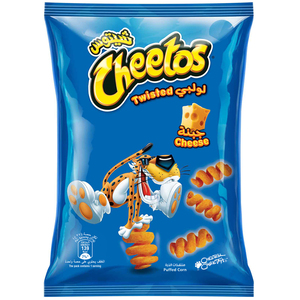 Buy Cheetos Twisted Cheese Flavor Corn Puffs 27 g Online at Best Price | Potato Bags | Lulu KSA in Kuwait