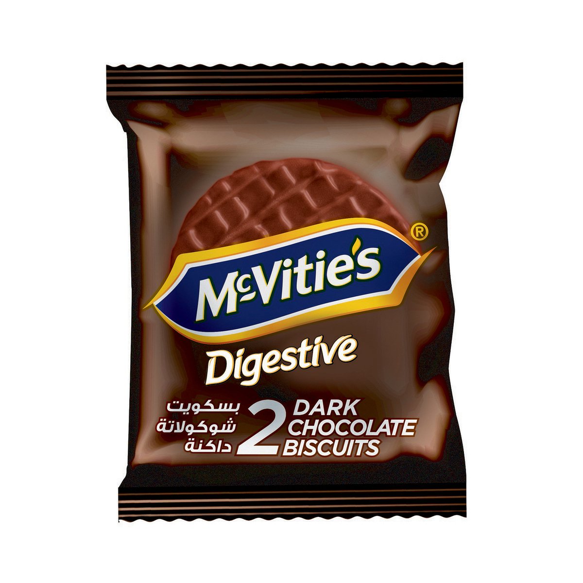 مكتيفز دايجستف بسكويت بالشوكولاتة الداكنة 24 × 33.3 جم