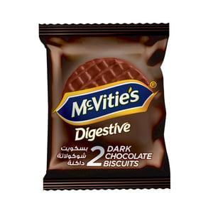 ماكفيتيز بسكويت دايجستيف بالشوكولاتة الداكنة ٣٣.٣ جرام