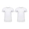 Eten Men's T-Shirt 2Pcs Pack White ETTS02 Medium