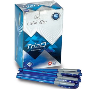 Win Plus Pen Blue TriaD 1.0mm 50's