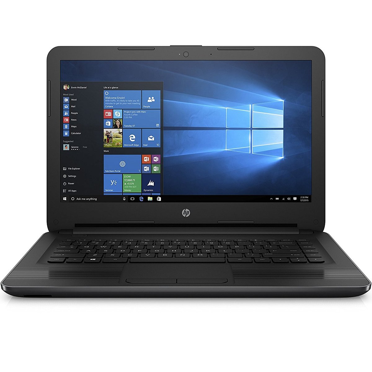 HP Notebook 14-BS-001NE Celeron N3060 Black