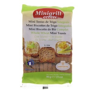 Minigrill Whole Wheat Mini Toast Original 90 g