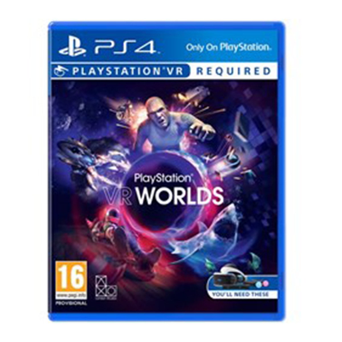 PlayStation VR Headset With Camera + PS Worlds