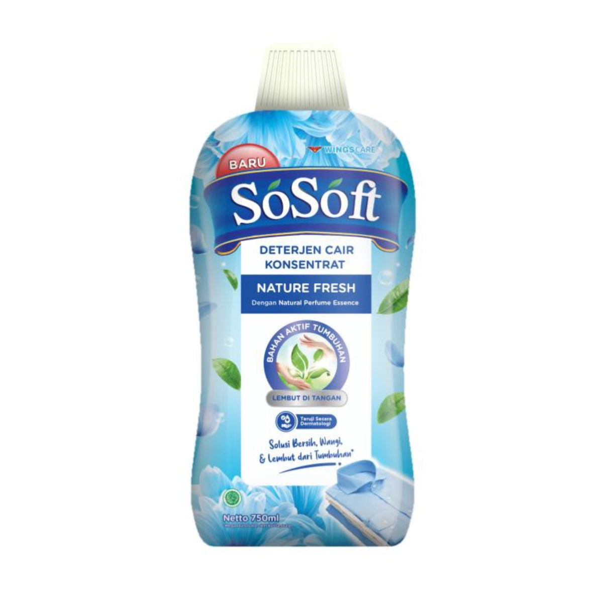 SoSoft Liquid Detergent Nature Fresh Bottle 700ml