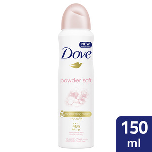Dove Women Antiperspirant Deodorant Spray Powder Soft Alcohol Free 150ml