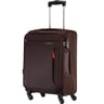 American Tourister Troy 4 Wheel Soft Trolley, 55 cm, Chocolate Brown