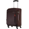 American Tourister Troy 4 Wheel Soft Trolley 79cm Chocolate Brown