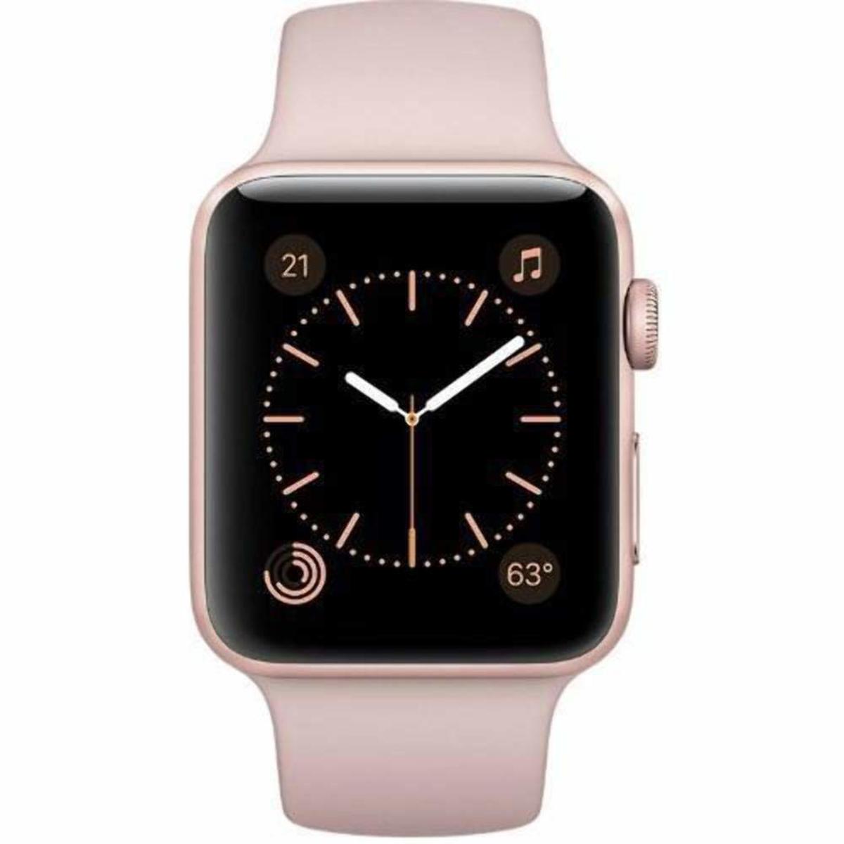 Apple Watch Series 2 MQ142 42mm Rose Gold Aluminum Case with Pink Sand Sport Band