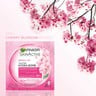Garnier SkinActive Hydra Bomb Cherry Blossom for Brightening Skin Tissue Face Mask 1 pc