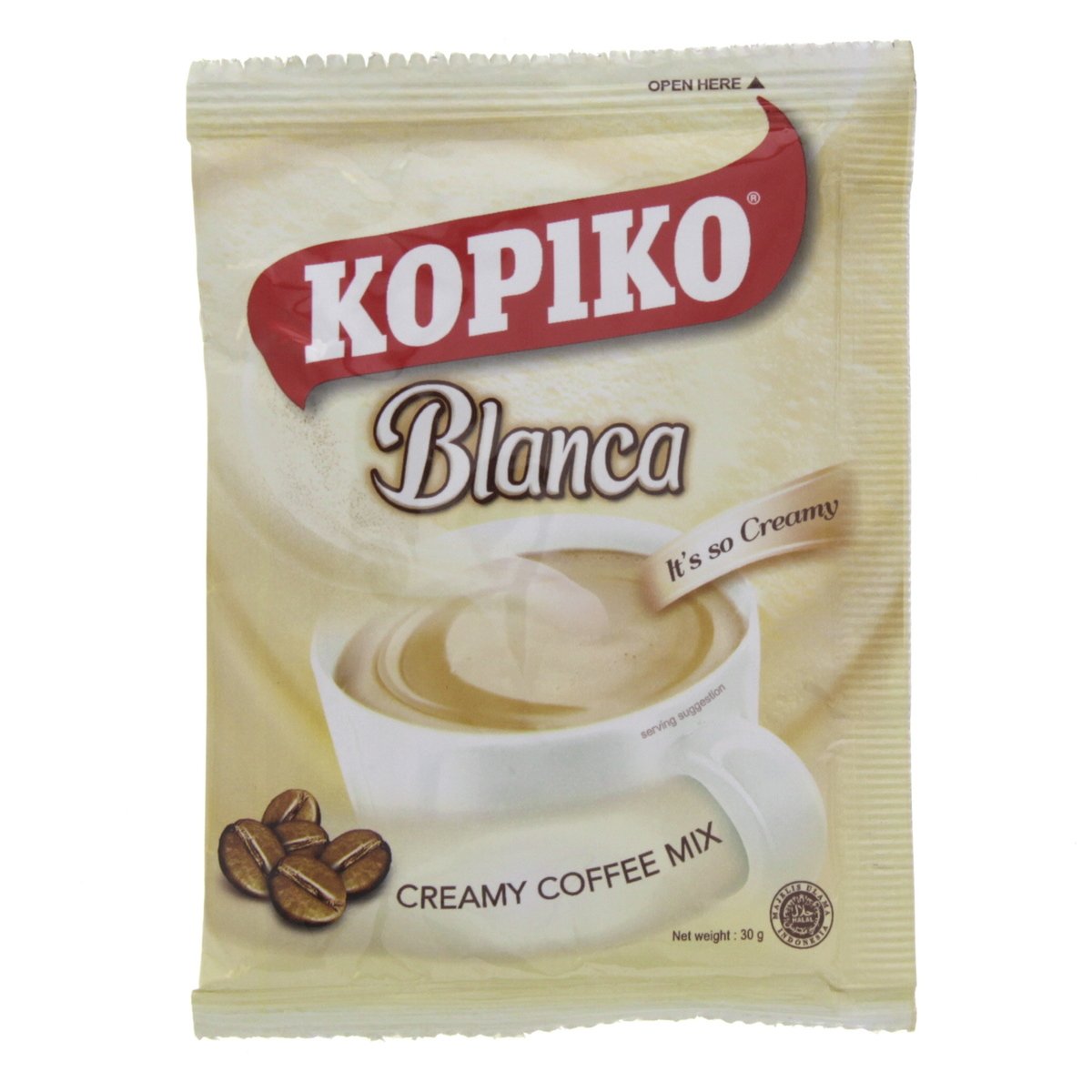 Buy Kopiko Blanca Creamy Coffee Mix 10 x 30 g Online at Best Price | Coffee | Lulu UAE in Saudi Arabia