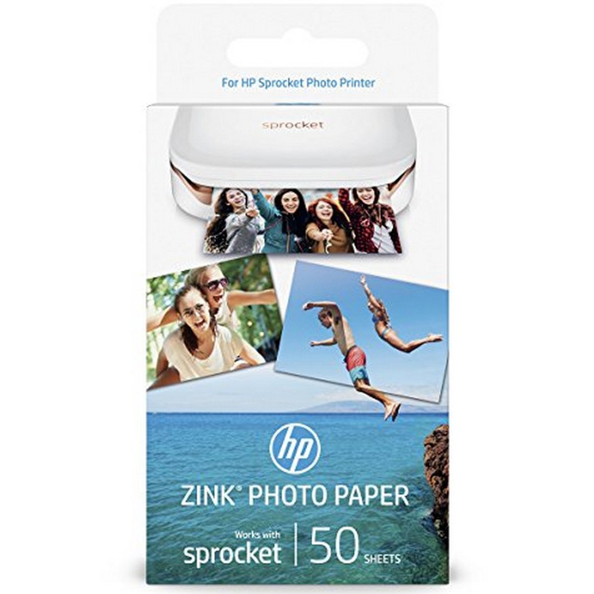 HP Zink Photo Paper for HP Sprocket Printer  50Sheets