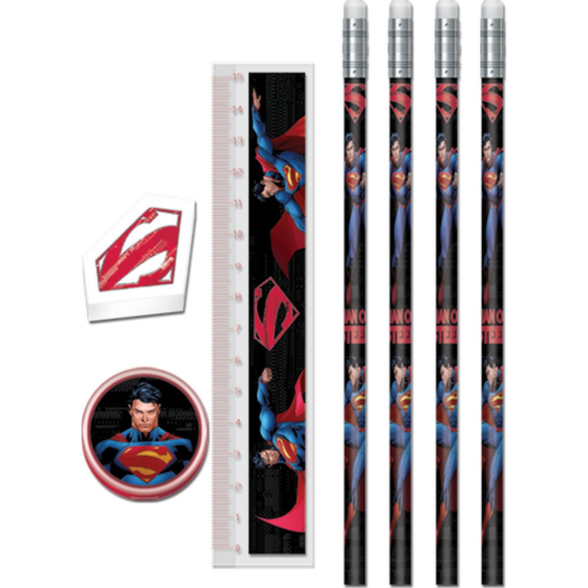 Superman School Trolley Value Pack Set 12in1 FK-100391 18inch