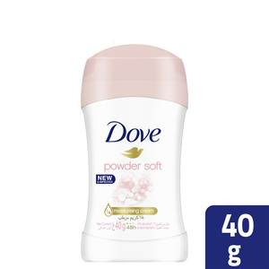 Buy Dove Women Anti-Perspirant Deodorant Stick Powder Soft Alcohol Free 40 g Online at Best Price | Antiperspirant-Stick | Lulu KSA in Kuwait