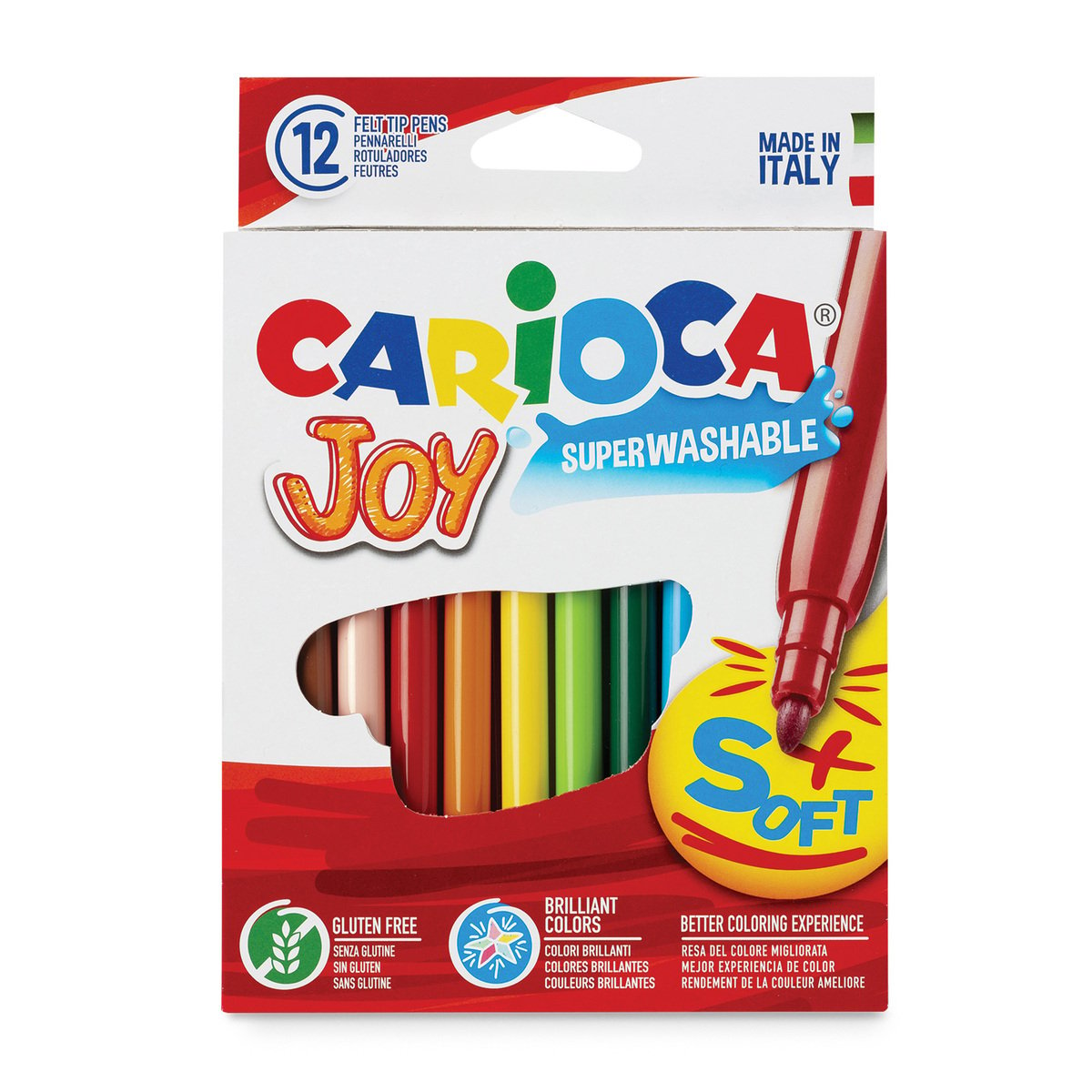 Carioca Joy Box Felt Tip Washable Pen 12pcs 40614