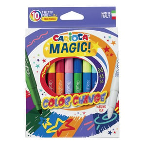 Carioca Magic Color Change Felt Tip Pen 10pcs 42737