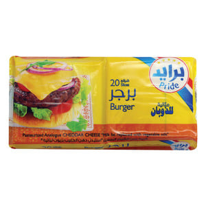 Pride Cheese Burger Slices 400g